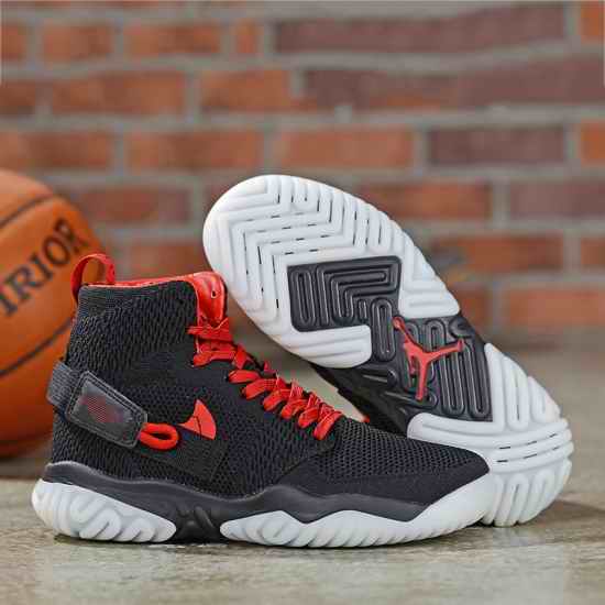 Air Jordan Apex React Men Shoes Black Red-2